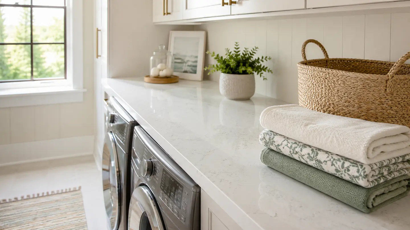 Laundry room countertop