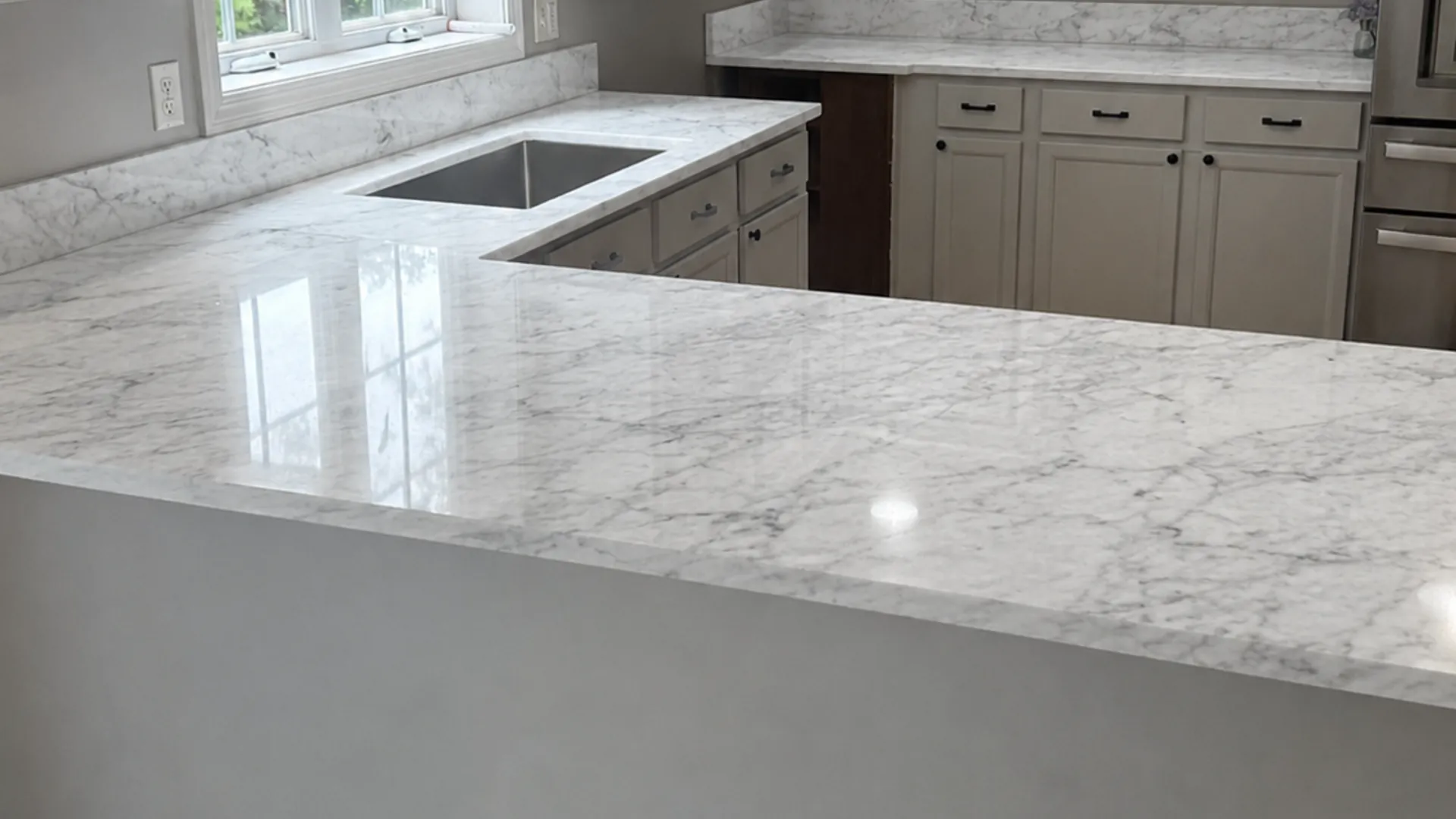 Marble countertops
