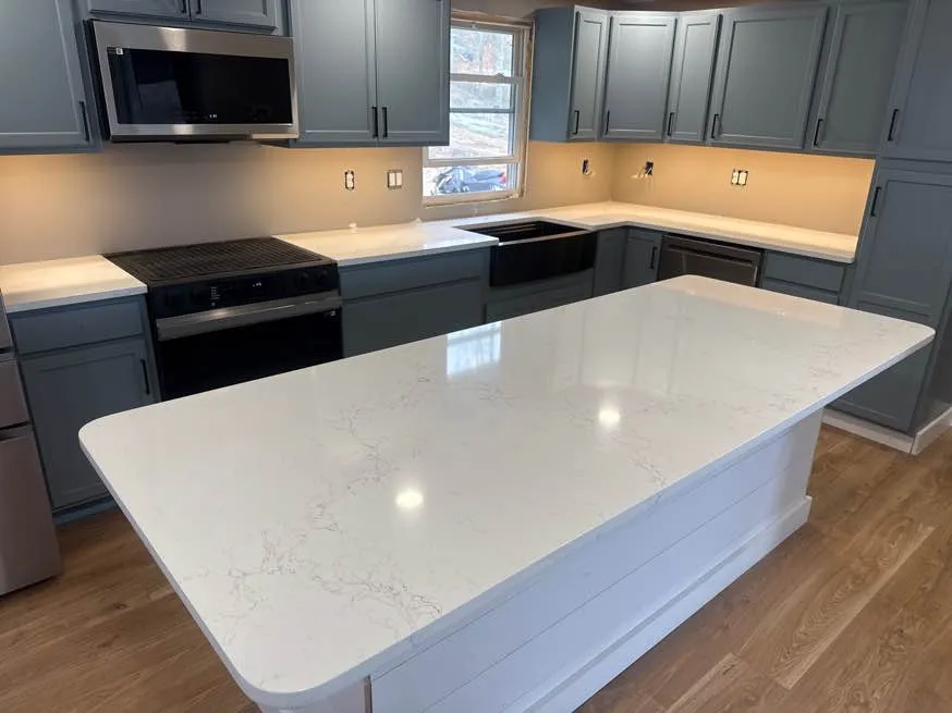 Myora quartz kitchen island