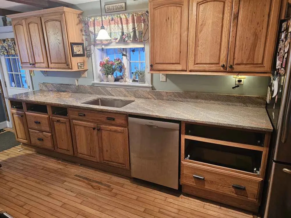 Vyara granite kitchen, South Sutton NH