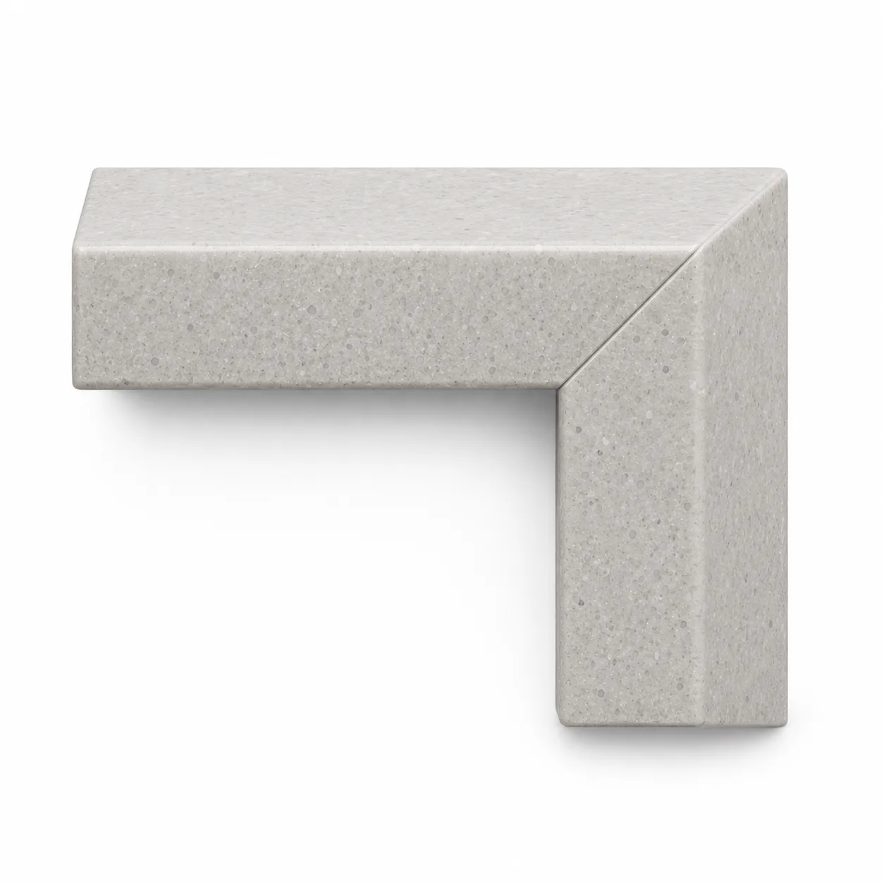Waterfall mitered edge profile